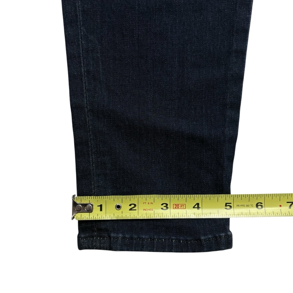 True Religion Casey Steel Panel Studded Skinny Jeans 27 USA Dark Wash RARE - Picture 11 of 14